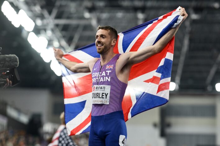 Silver lining! Superb run lands Neil podium moment at World Indoors