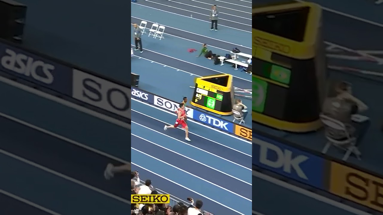 What a finish from Jakob Ingebrigtsen ‼️ #athletics #running #sports #worldathletics #norway #china