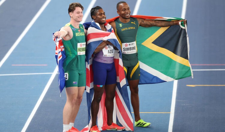 World indoor 60m gold for Jeremiah Azu in Nanjing