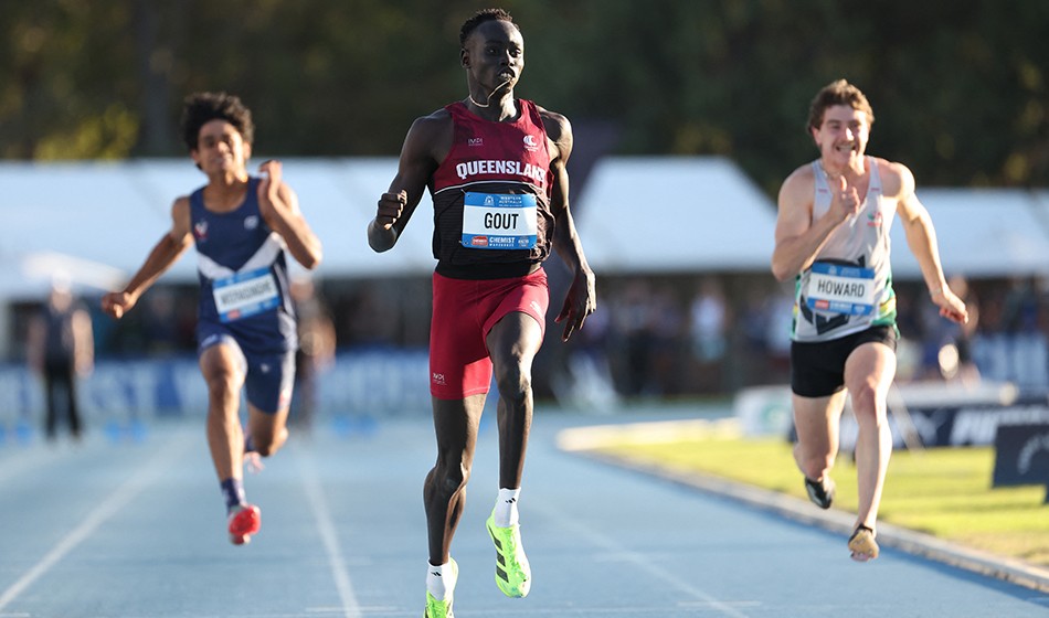 Gout Gout twice runs wind-aided 9.99 over 100m