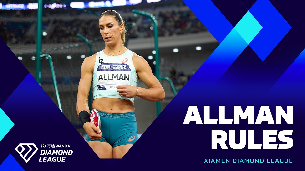 Valarie Allman rules in Xiamen with 68.95m | Wanda Diamond League