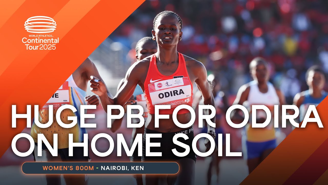 Battle to the line in the women's 800m 👀 | Continental Tour Gold 2025