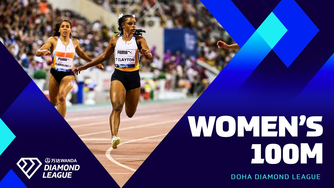 Clayton powers to 10.92 world lead 🔥 | Wanda Diamond League