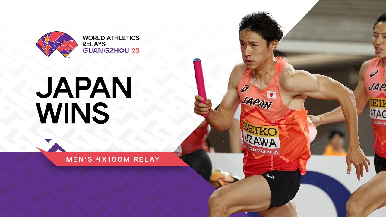 Japan beat out Olympic champions Canada in men's 4x100m | World Athletics Relays Guangzhou 25