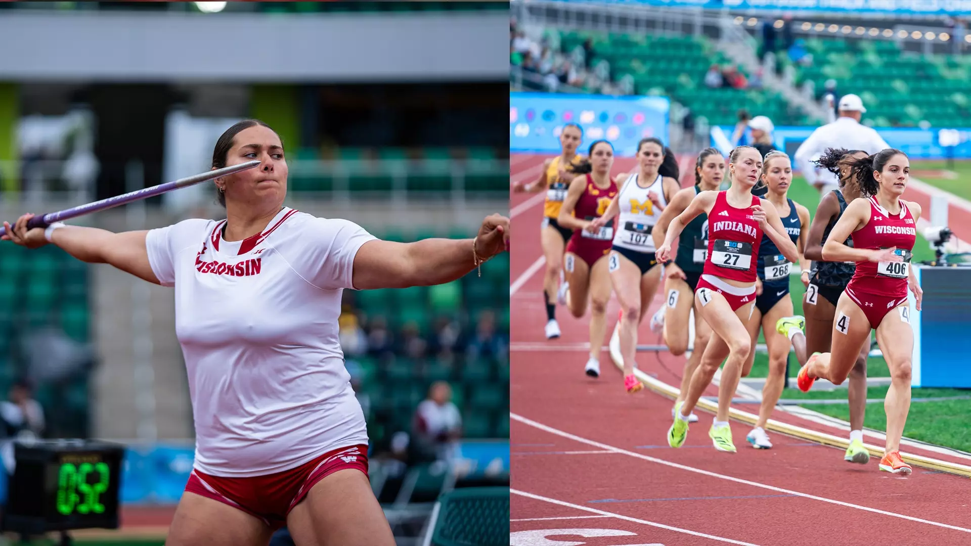 Kelley, Kesner lead Badgers on Sunday at Big Tens