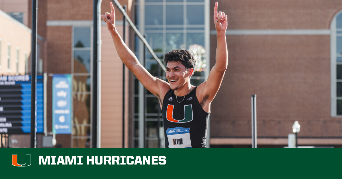 Kim, Hebron Win Gold at ACC Championships – University of Miami Athletics