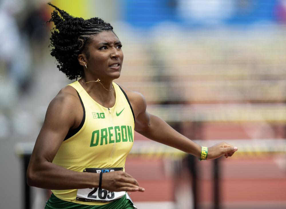News - Big Ten Women: Annika Williams Wins Heptathlon, Keeps Ducks Within Striking Distance
