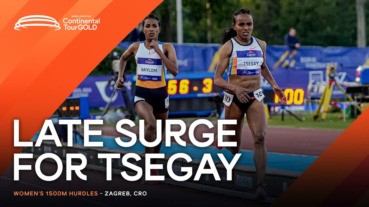 Tsegay breaks 1500m meeting record in Zagreb with 3:58.14 | Continental Tour Gold 2025