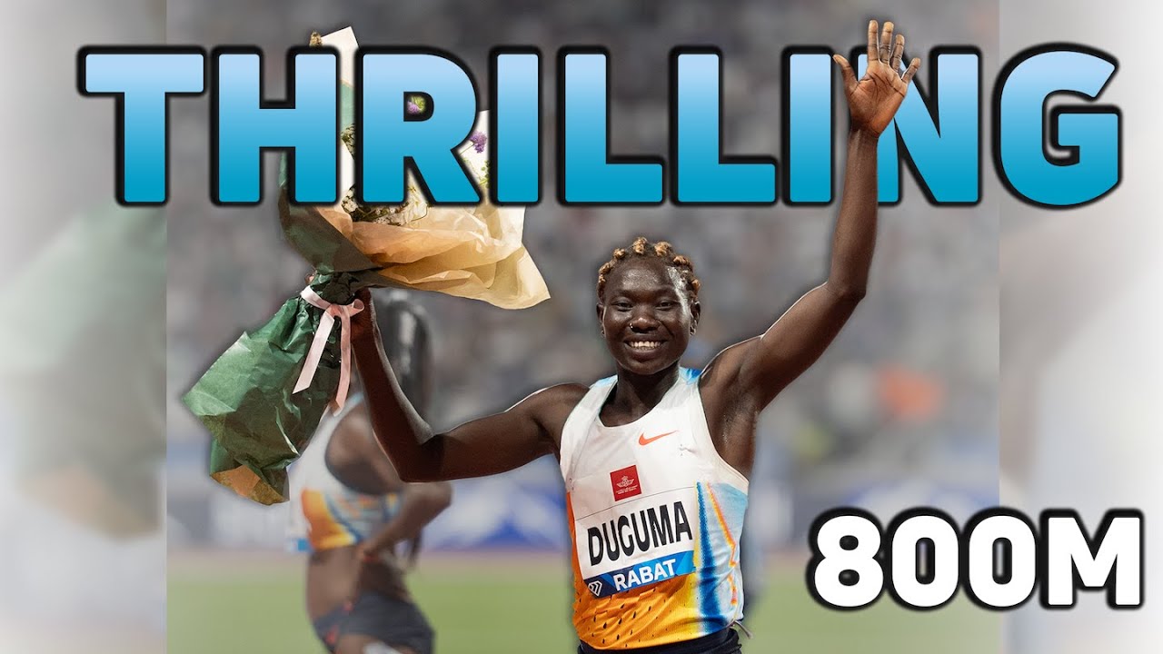 Tsige Duguma Puts On a THRILLING Performance In 2025 Rabat Diamond League 800m