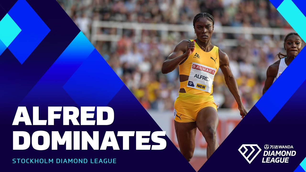 Alfred clocks 10.75 meeting record in Stockholm | Wanda Diamond League