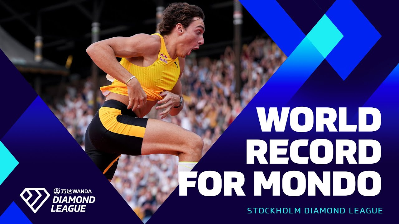 Duplantis breaks world record with 6.28m at home in Stockholm | Wanda Diamond League