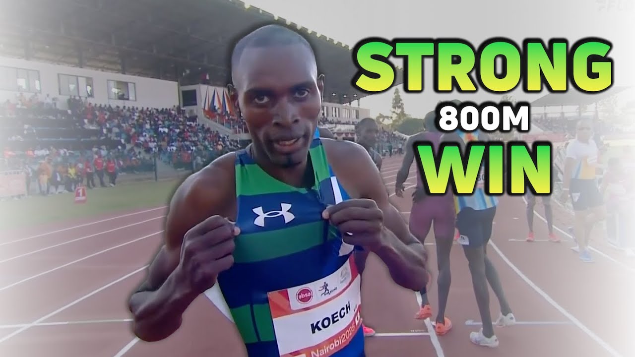 Jonah Koech Earns Another STRONG Win In Continental Tour Nairobi Men's 800m
