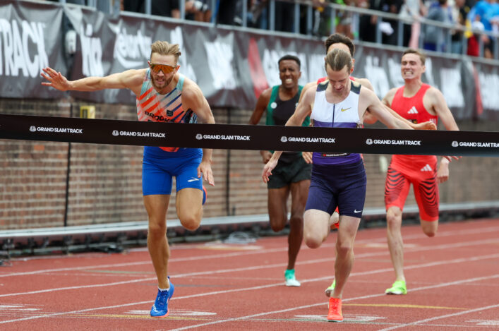 Josh wins Grand Slam 1500m and Erin PB is inside Glasgow 2026 mark