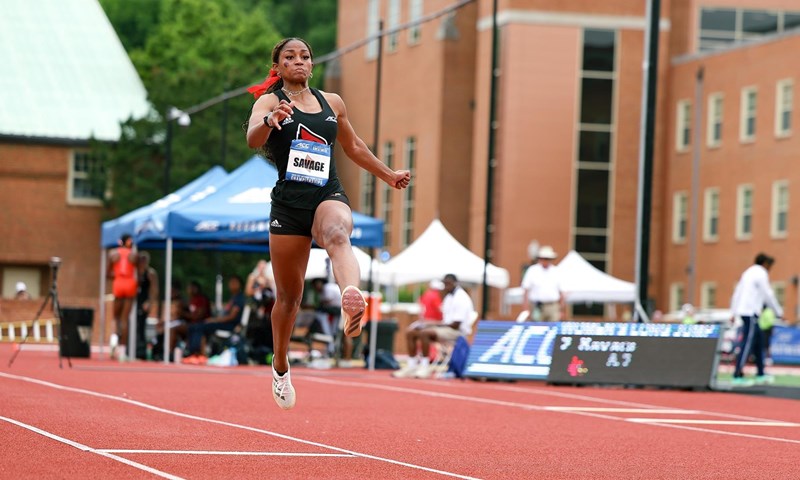Louisville’s Savage Earns 2025 NCAA Women’s Long Jump National Championship