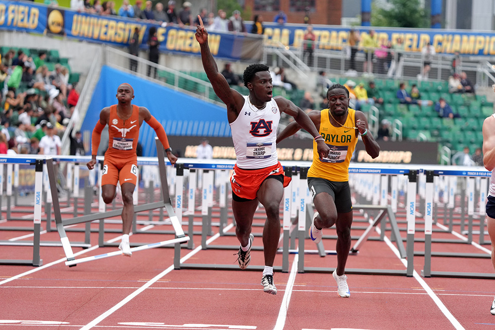NCAA Men’s 110H — Soph Tharp To No. 5 All-Time Collegian