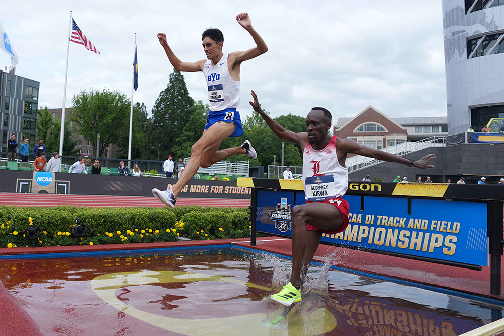 NCAA Men’s Steeple — Commanding Corrigan Last Lap