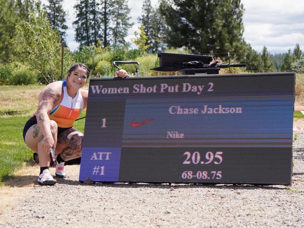 News - Chase Jackson Breaks Her Own American Record By 7 Inches At Iron Wood Throws Classic