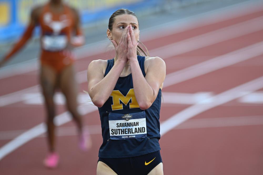 News - Savannah Sutherland Saves Best For Last, Breaks Collegiate 400-Meter Hurdles Record