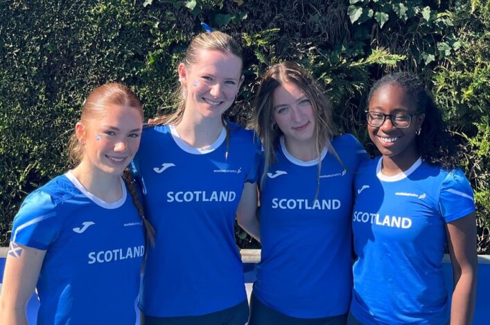 Record-breakers! Kishi set new U17 mark then joins team for Scottish U20 Women's 4x100m best