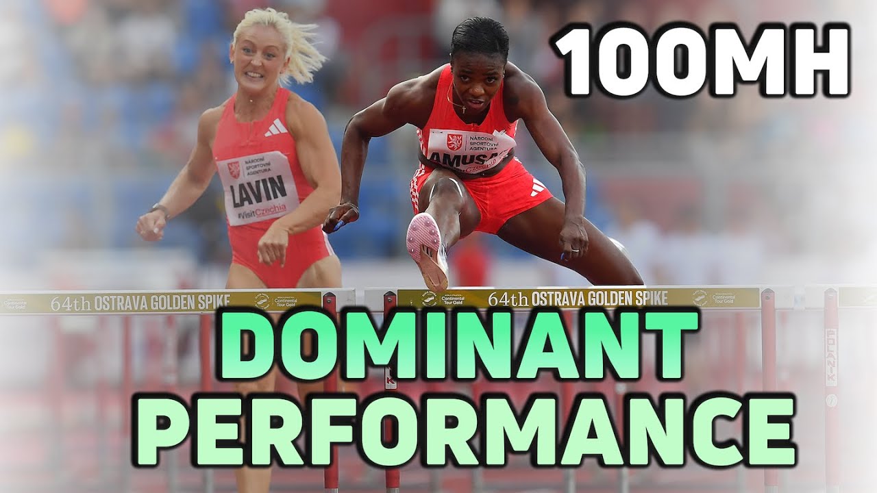 Tobi Amusan CRUSHES 2025 Continental Tour Ostrava 100mH Field