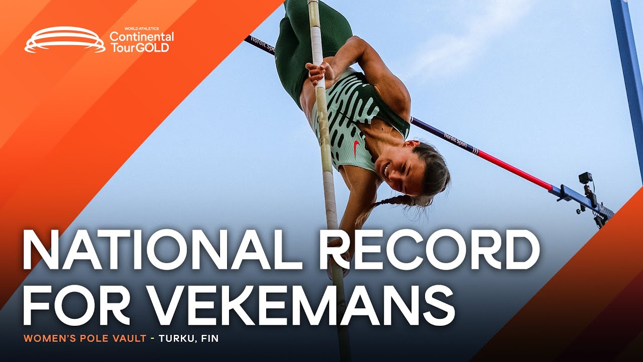 Vekemans soars to 4.61m Belgian pole vault record in Turku | Continental Tour Gold 2025