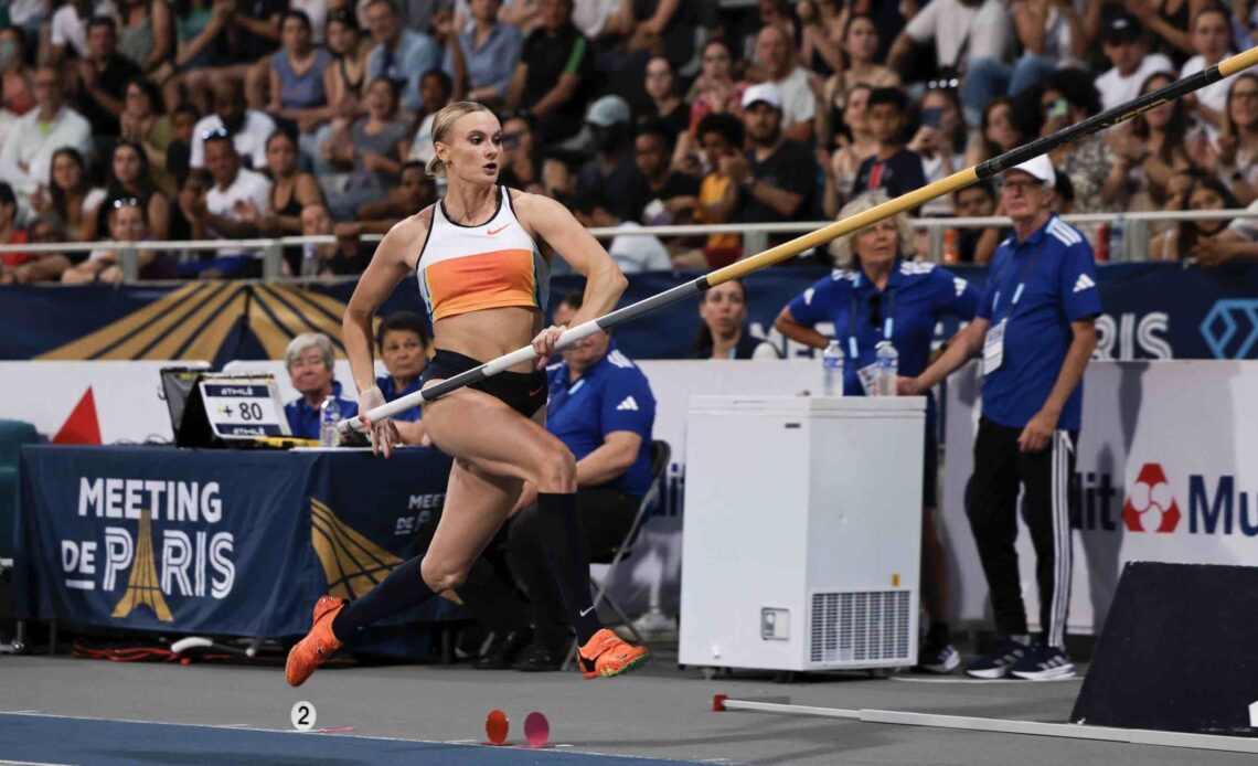 2025 Summer Mileage Program, July 18, 2025, Week Two , Day Five, running in a park, Katie Moon , pole vaulters are just plain cool.