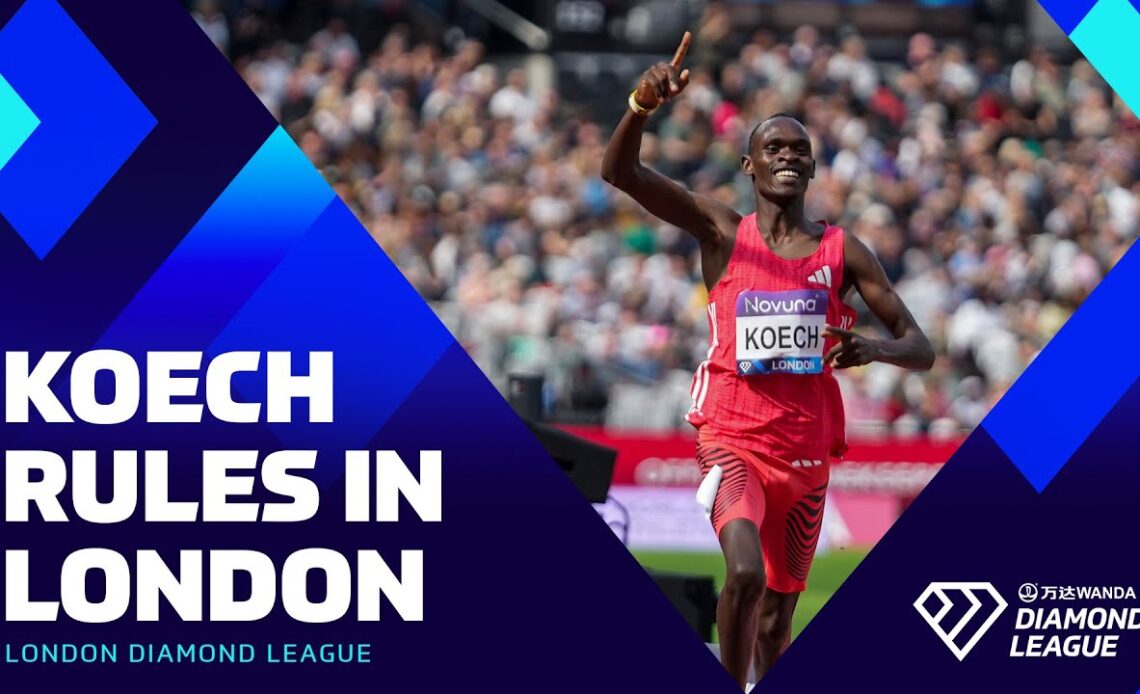 Koech beats home favourite Kerr to win 1500m in 3:23.82 | Wanda Diamond League