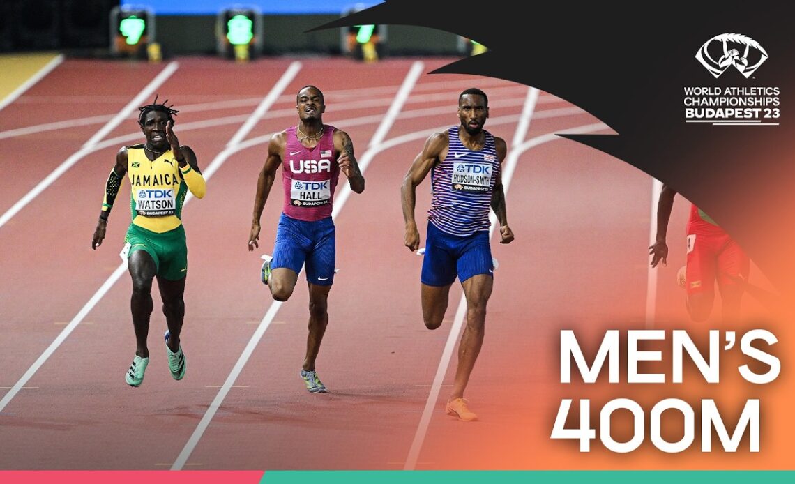 Men's 400m Final | World Athletics Championships Budapest 2023