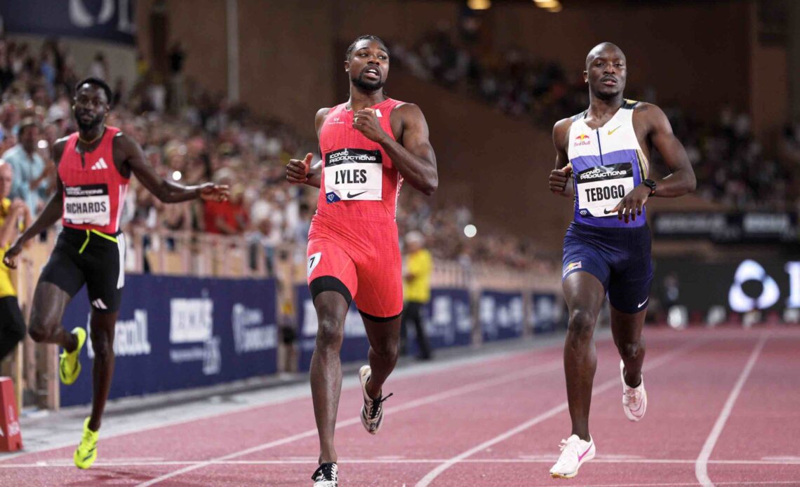 The American performances in the 2025 London Diamond League