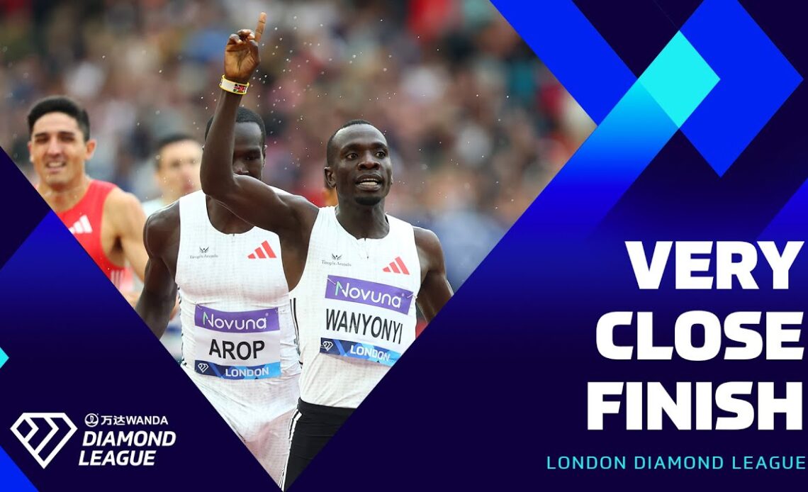 Wanyonyi fights off Arop to win in London with 1:42.00 | Wanda Diamond League