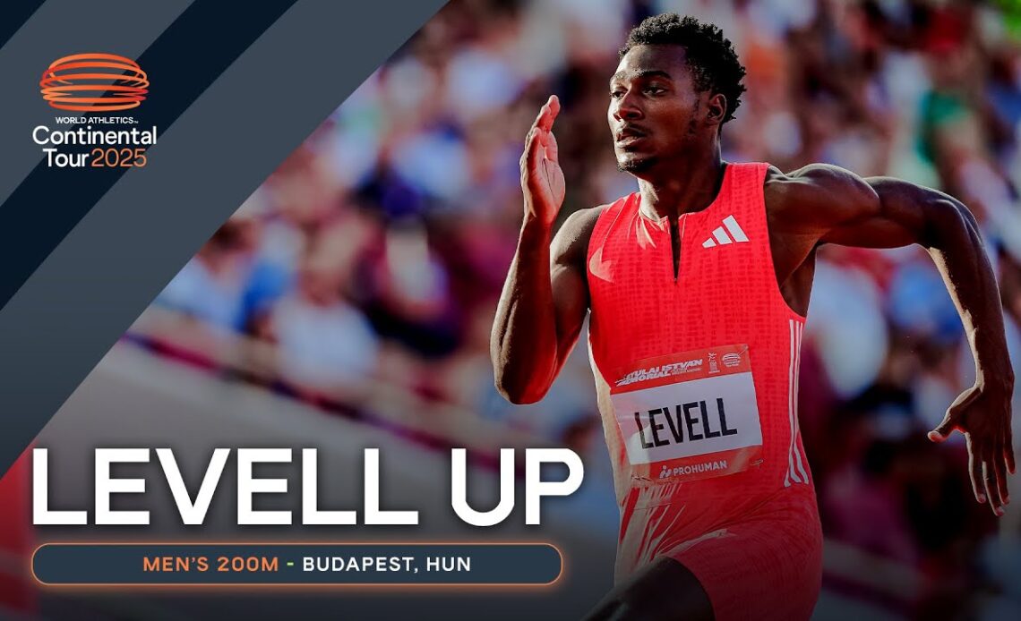 Bryan Levell powers to 19.69 meet record in Budapest 🔥 | Continental Tour Gold 2025