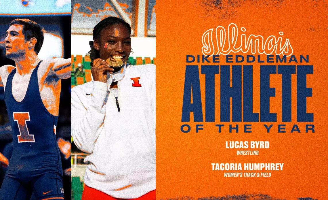 Byrd, Humphrey Named Dike Eddleman Illinois Athletes of the Year