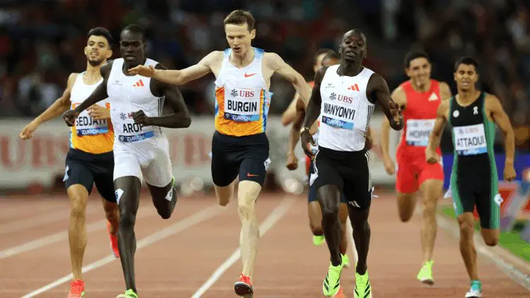 Emmanuel Wanyonyi edges out Max Burgin in Diamond League final