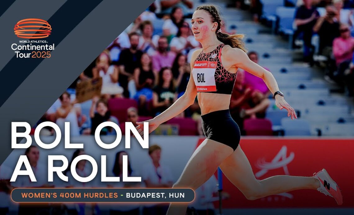 Femke Bol dominates the field in Budapest 😱 | Continental Tour Gold 2025