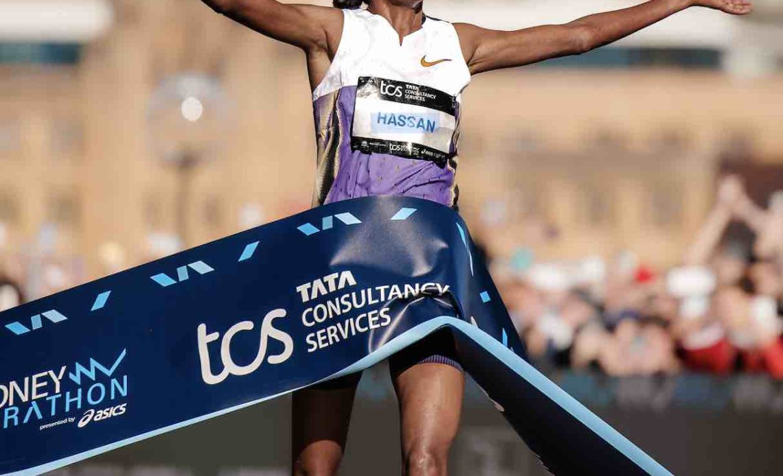 Hassan claims historic victory in TCS Sydney Marathon