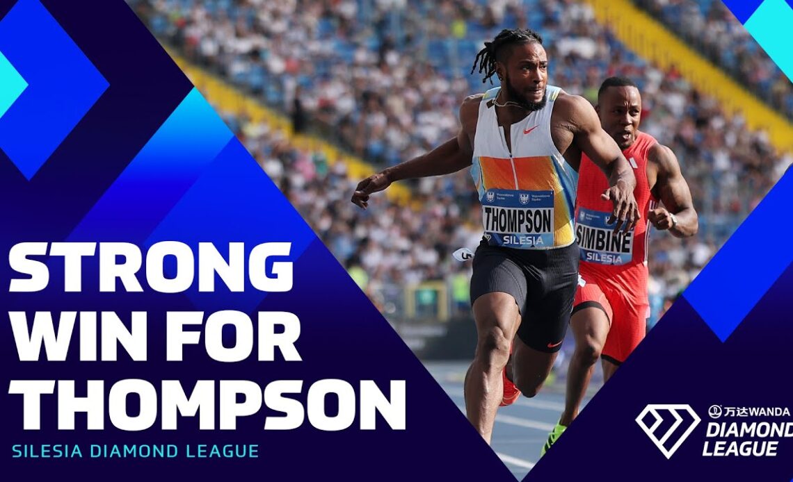 Kishane Thompson shocks Noah Lyles with 9.87 win in 100m | Wanda Diamond League