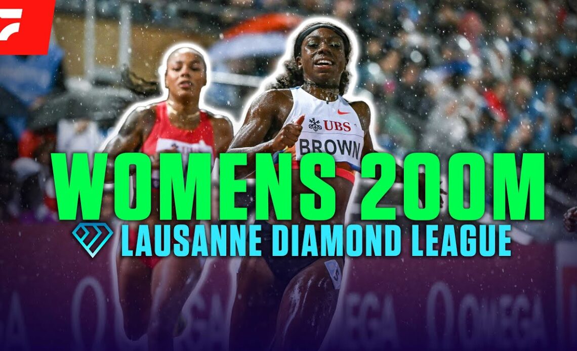 Lausanne Diamond League 2025 Women's 200m Sees QUICK Time In DOWNPOUR