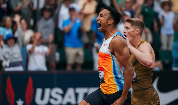 Lutkenhaus stuns track world with Ryun-esque 800m run