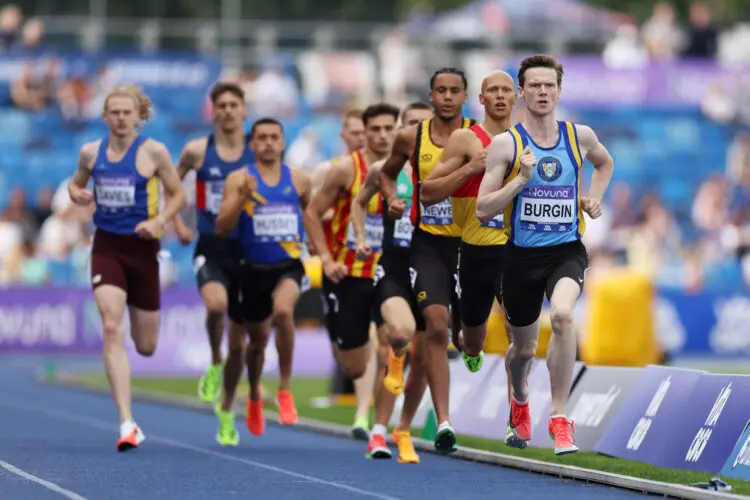 Max Burgin powers to 1:43.92 win over 800m at UK Champs