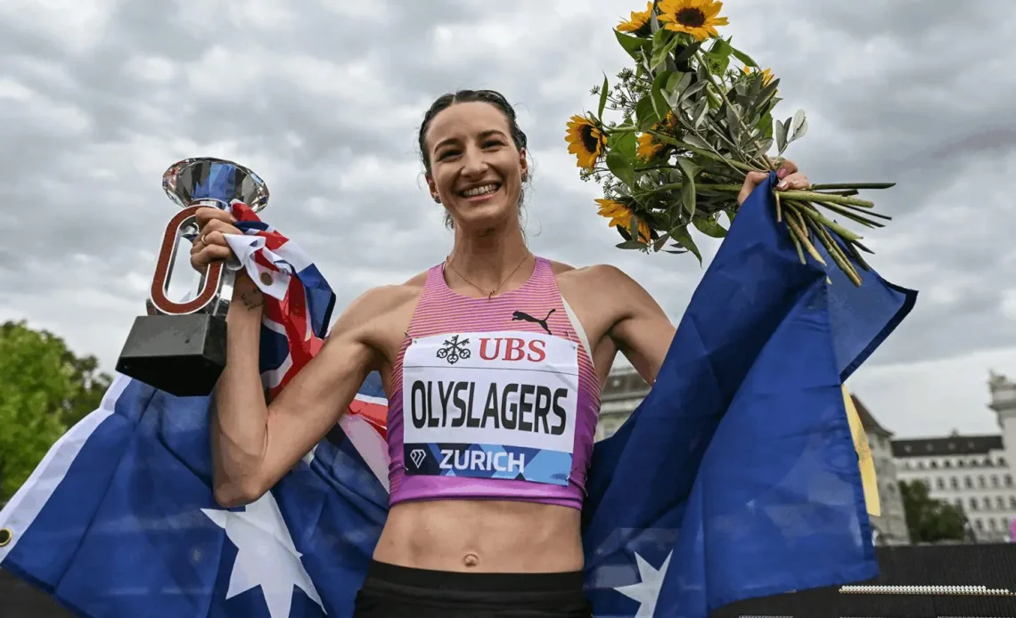 Morgan Lake sets British high jump record in Zurich