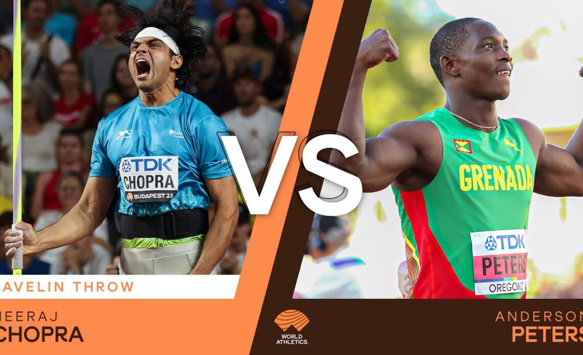 Peters vs Chopra - World Athletics Championships Wins