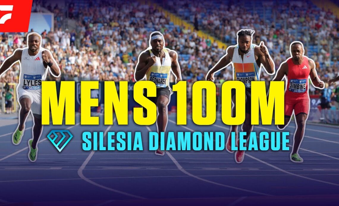 SPRINT SUPERSTARS COLLIDE IN MEN'S 100M! | 2025 Silesia Diamond League