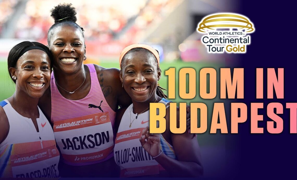 Sprint Legends Square Off! | Women's 100m | Continental Tour: Hungarian Athletics Grand Prix