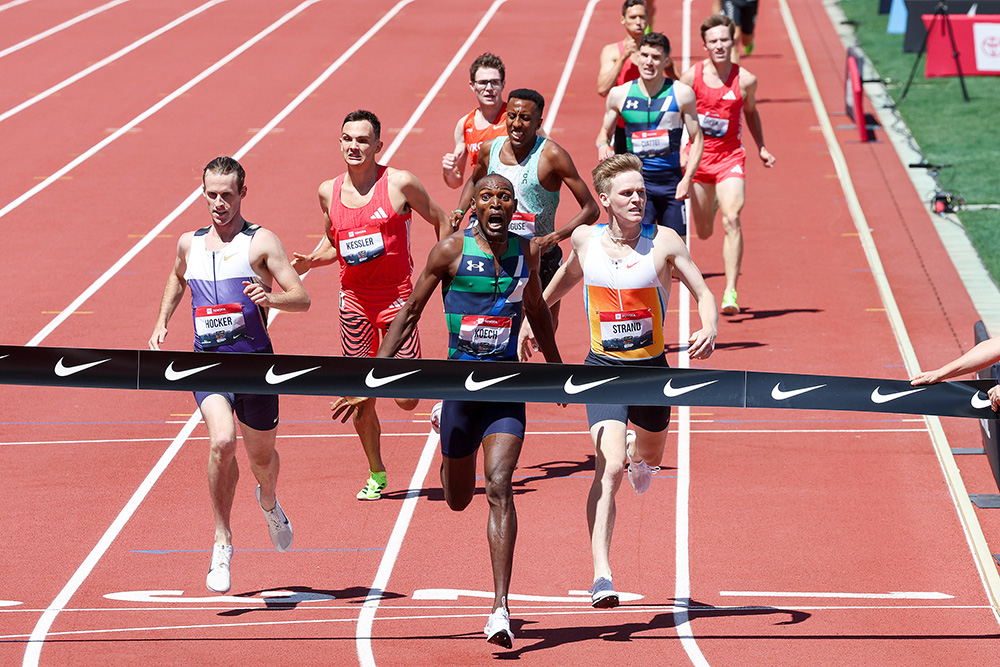 USATF Men’s 1500 — Koech The Upsetter In Kick-Fest To Remember