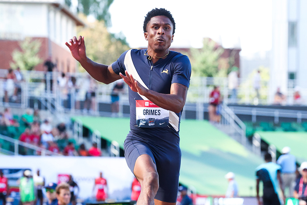 USATF Men’s Long Jump — Grimes’ Outdoor PR Caps Close One