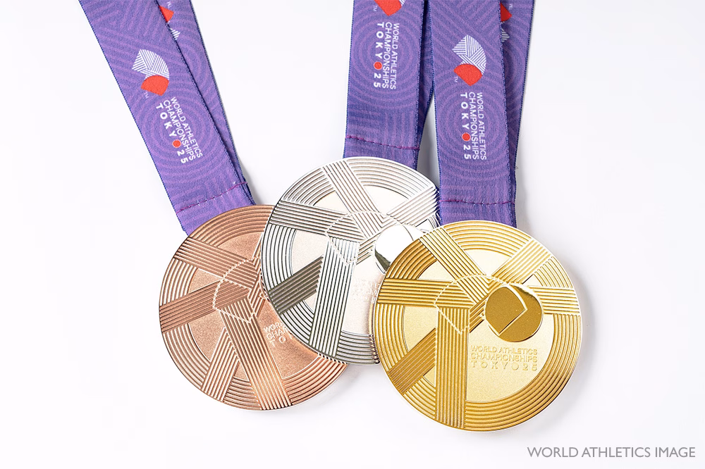 2025 World Championships Medal Winners Chart