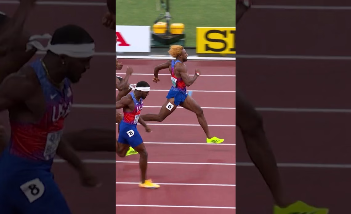 4 200m golds for Noah Lyles as he equals Usain Bolt's record ‼️ #worldathleticschamps #usa  #sports