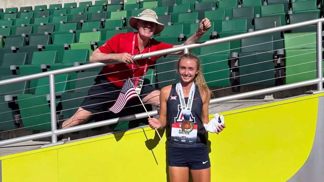 Gates Clears Personal Best to Earn Podium Finish at USATF Nationals