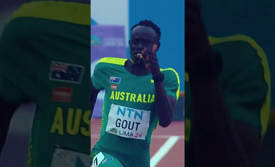 Gout Gout heading to his first major champs 🔥 #athlete #worldathleticschamps #australia