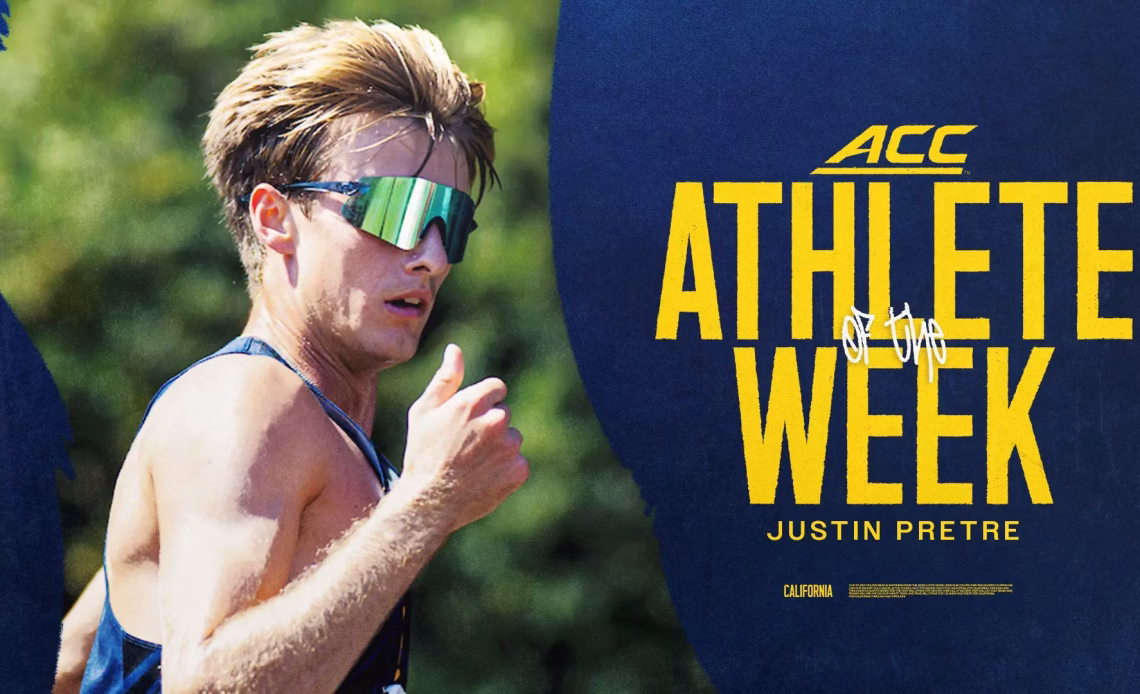 Pretre Named ACC Cross Country Performer of the Week